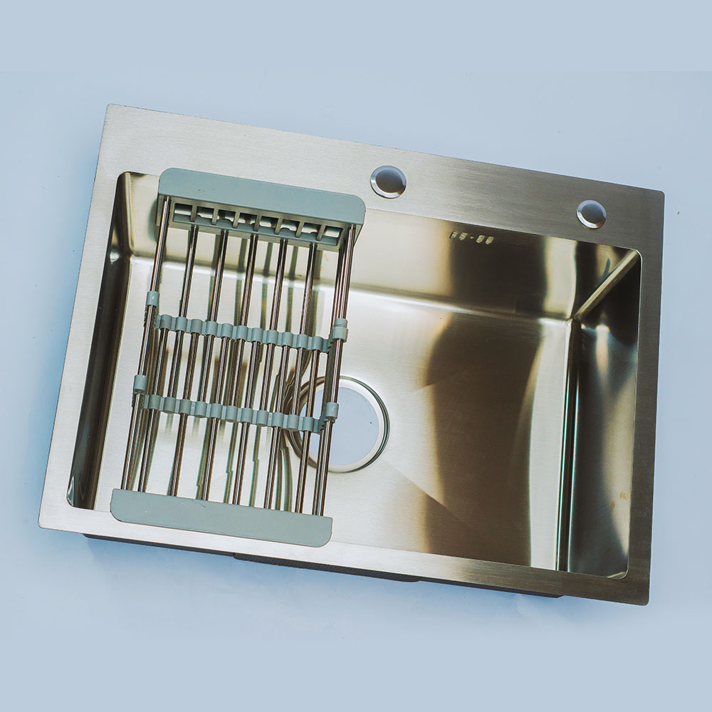 Silver Single Bowl Kitchen Sink