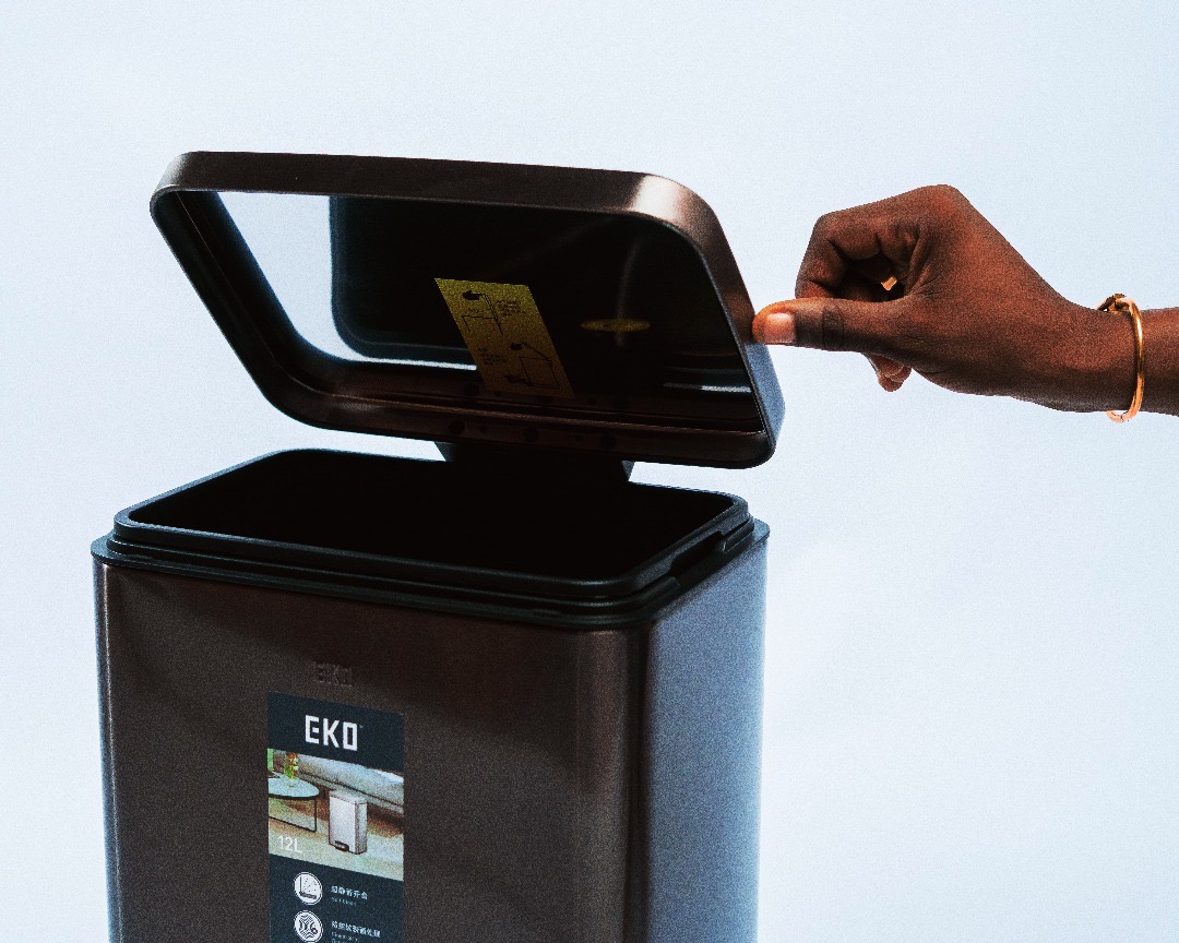 Step Trash Can - EK9361P-BS-12L - Image 4